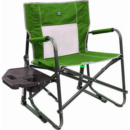 Outdoor Pack Away Portable Rocking Chair-350-lb Weight Capacity