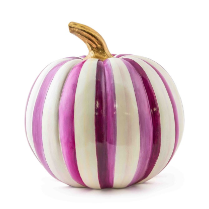 🎉Limited Time Promotion💝Buy 2 Get 2 FREE✨MacKenzie- Childs Medium Stripe and Large Check Pumpkins