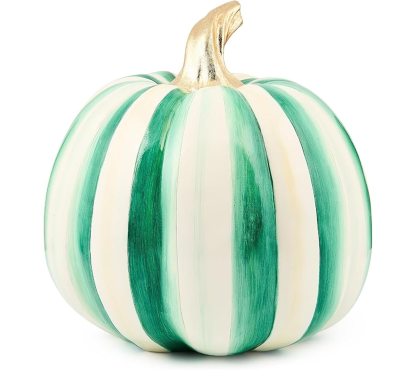 🎉Limited Time Promotion💝Buy 2 Get 2 FREE✨MacKenzie- Childs Medium Stripe and Large Check Pumpkins