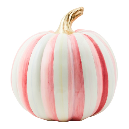 🎉Limited Time Promotion💝Buy 2 Get 2 FREE✨MacKenzie- Childs Medium Stripe and Large Check Pumpkins