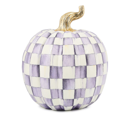 🎉Limited Time Promotion💝Buy 2 Get 2 FREE✨MacKenzie- Childs Medium Stripe and Large Check Pumpkins