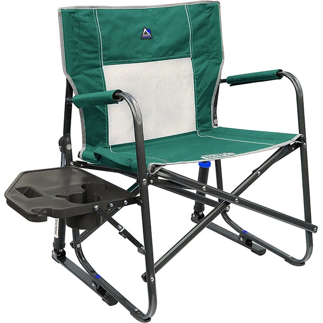 Outdoor Pack Away Portable Rocking Chair-350-lb Weight Capacity