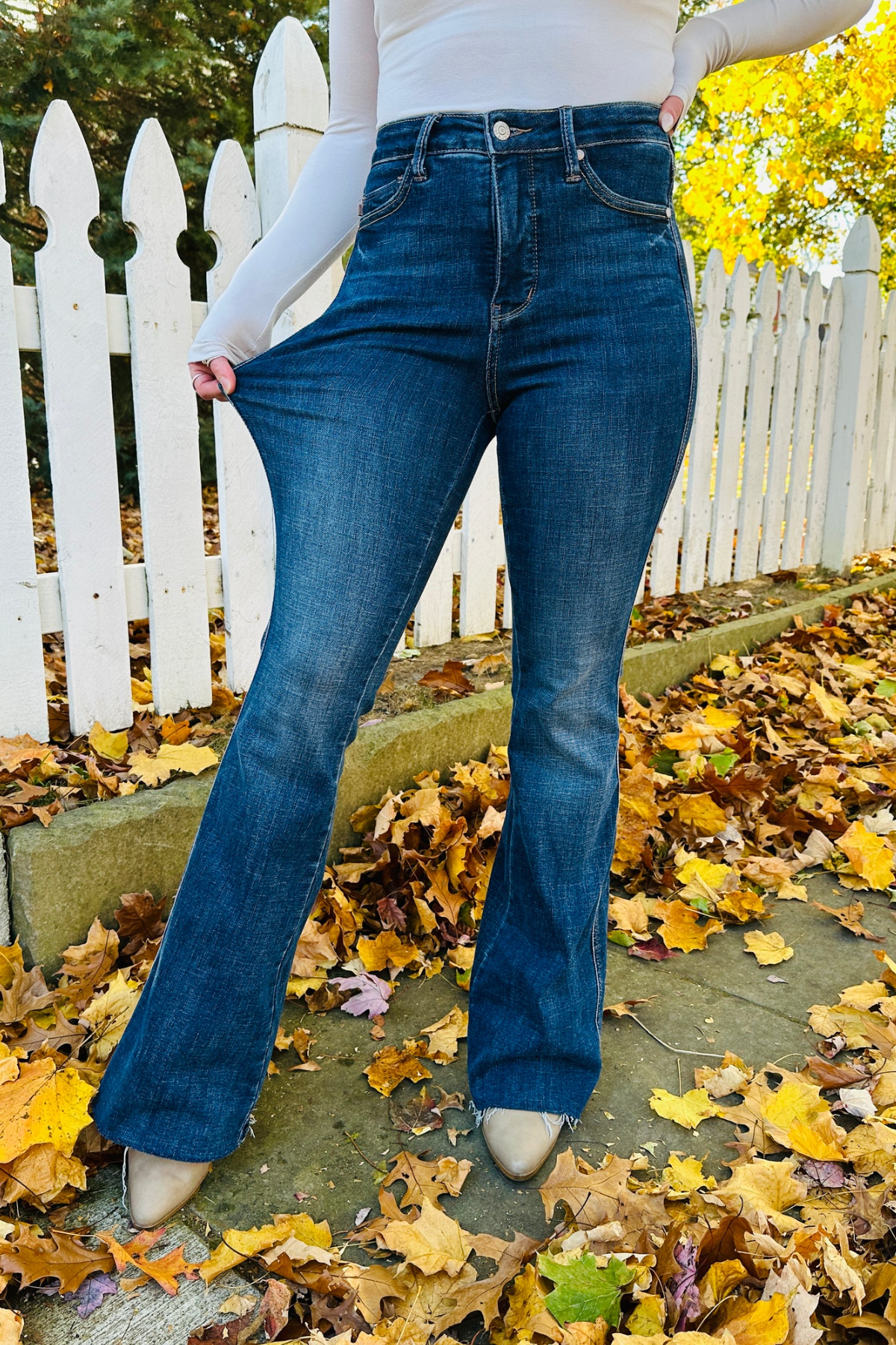 Judy Tummy Control Booty Lifting Flare Jeans 