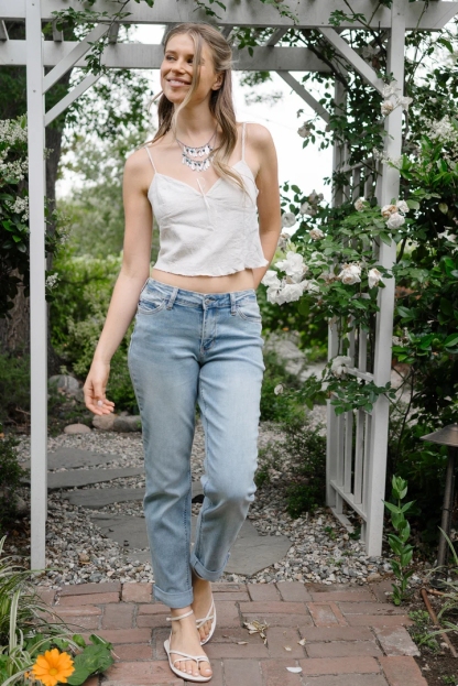 Judy Tummy Control Coolest Boyfriend Jeans