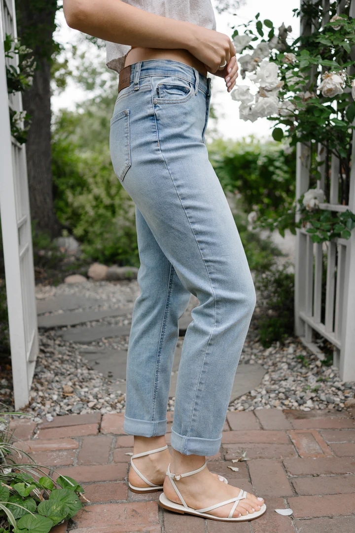 Judy Tummy Control Coolest Boyfriend Jeans