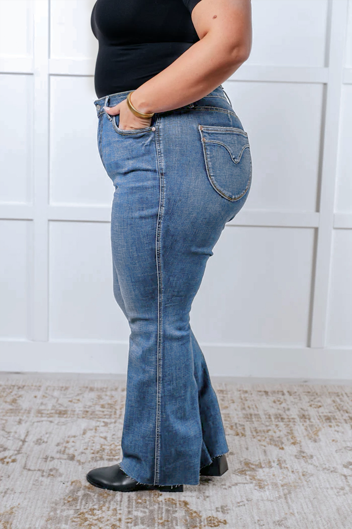 Judy Tummy Control Booty Lifting Flare Jeans 