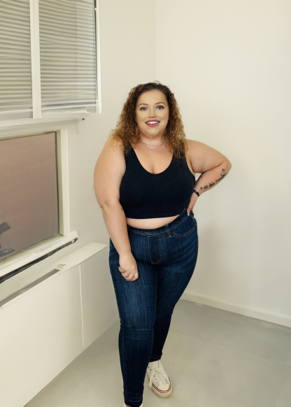 Judy Tummy Control Pull On Skinny Jeans 