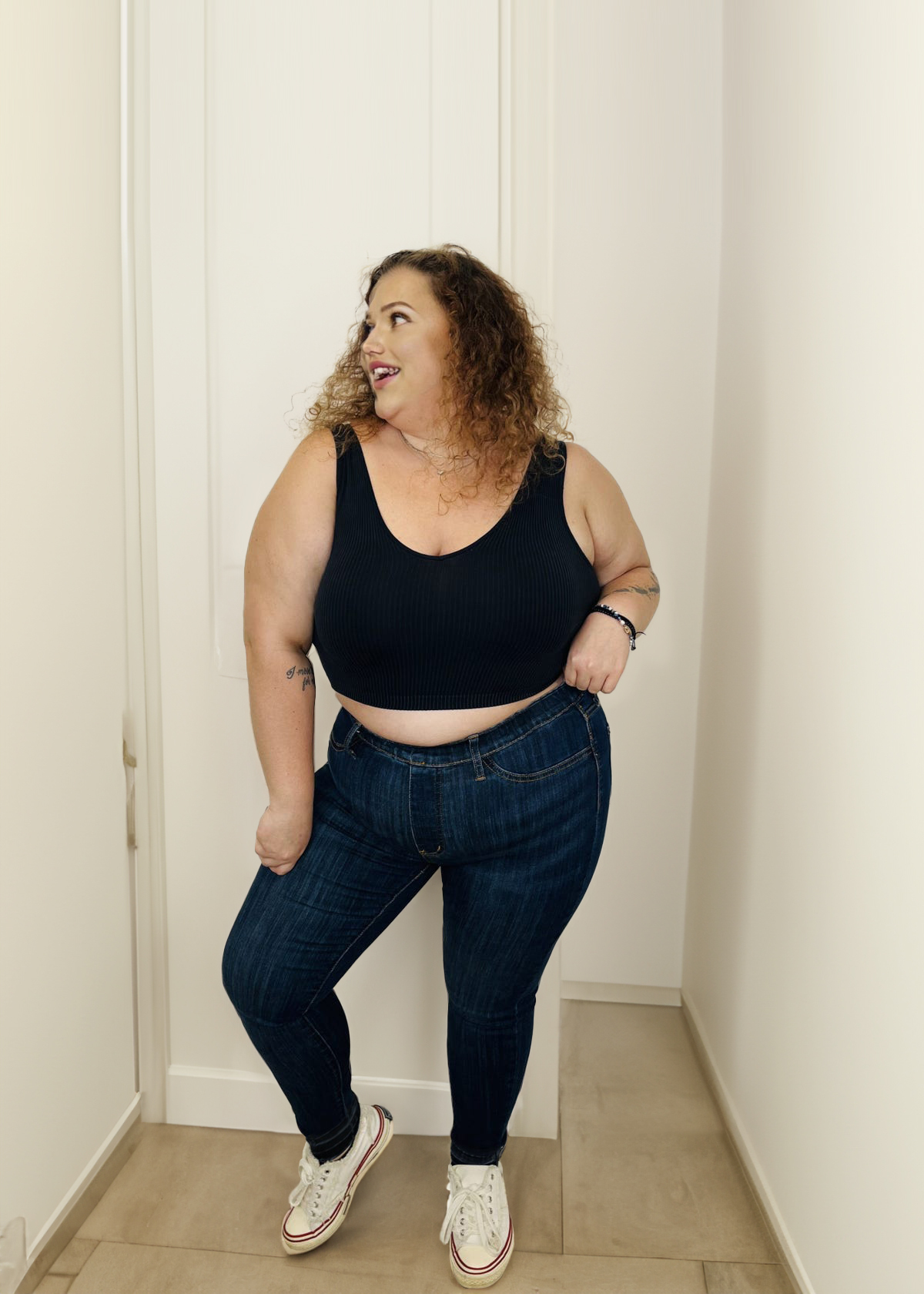 Judy Tummy Control Pull On Skinny Jeans 