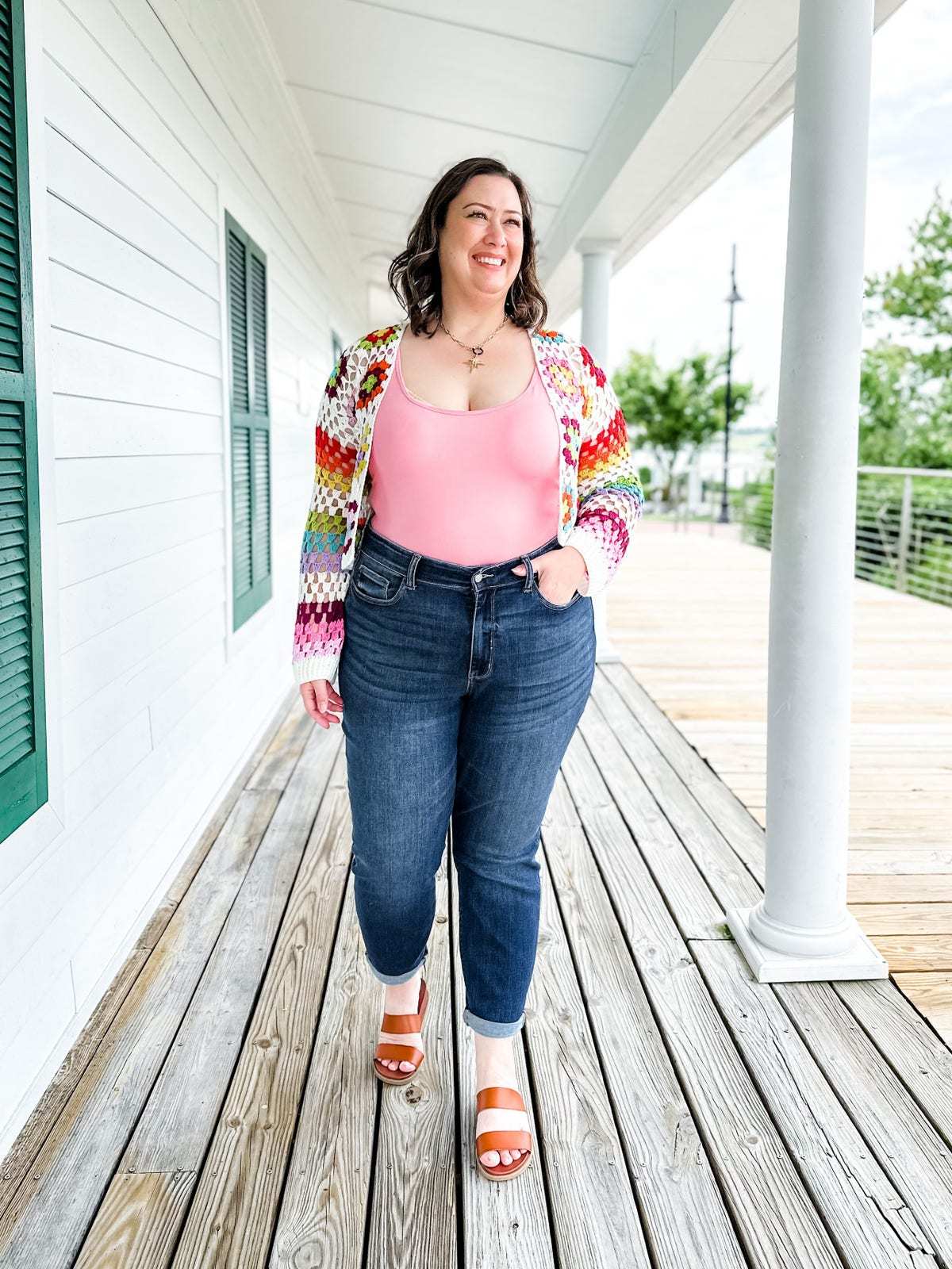 Judy Tummy Control Cuffed Slim Fit Jeans 