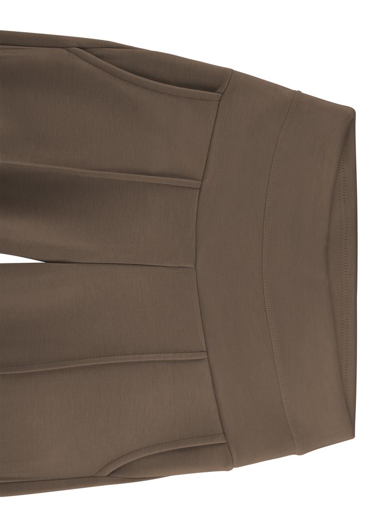 Women's Plain Loose Straight Leg Pants, High Waist Sportswear with Pockets, Comfortable Casual Daily Wear