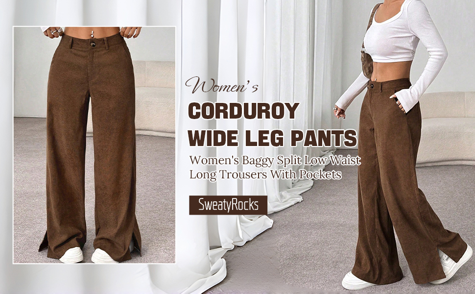 women's wide leg pants