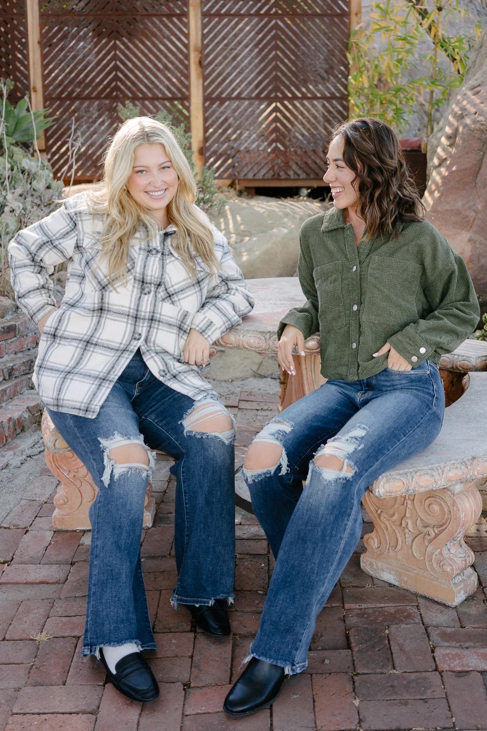 Judy High Waist 90's Ripped Straight Jeans 