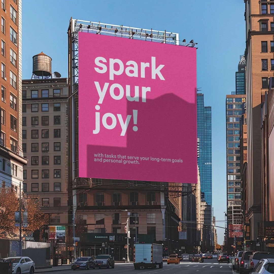 spark your joy billboard