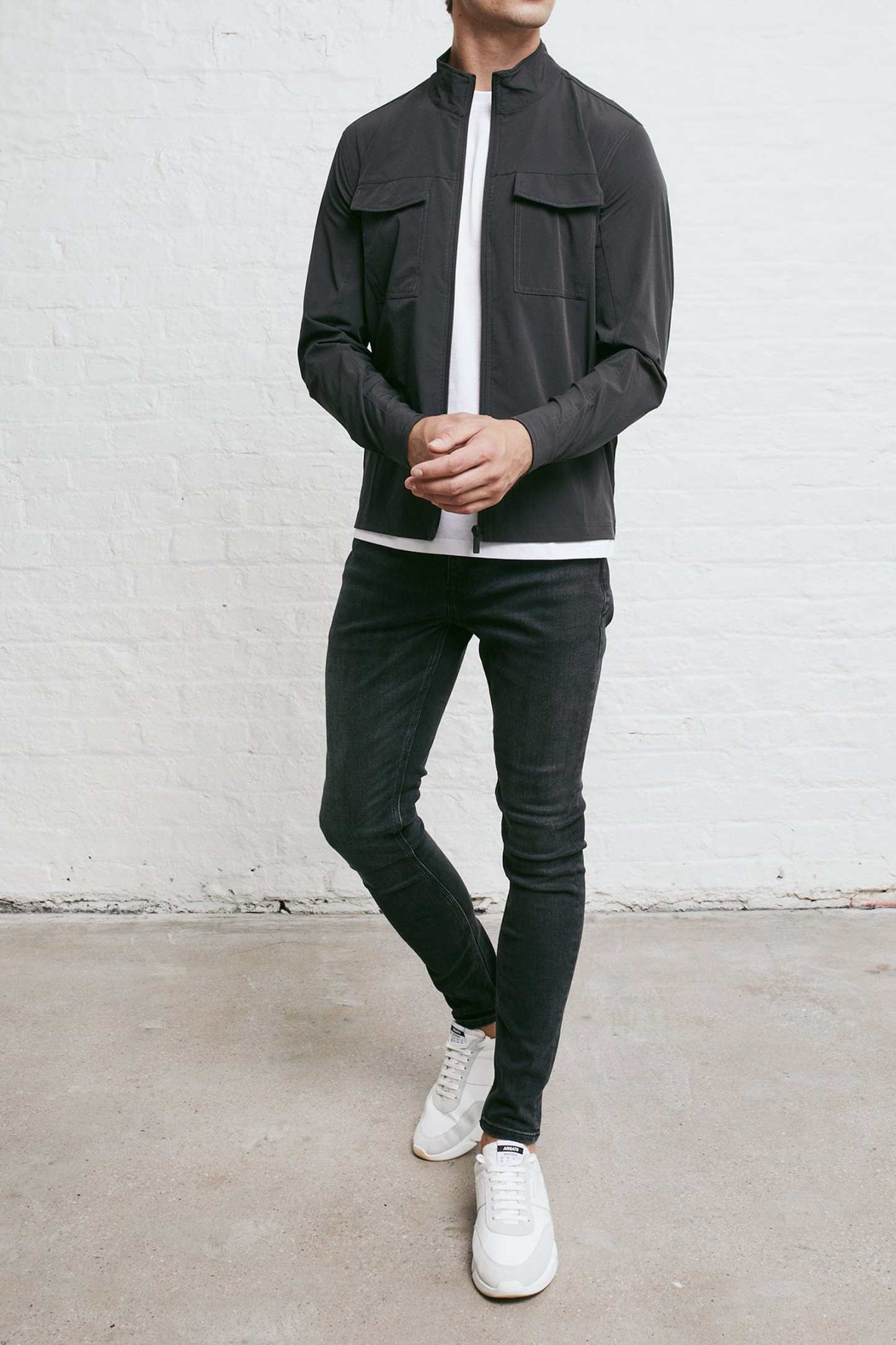 Cargo Jacket -  Charcoal