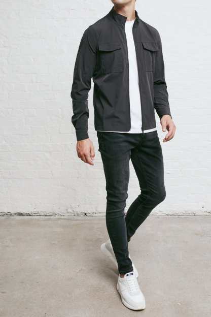 Cargo Jacket -  Charcoal