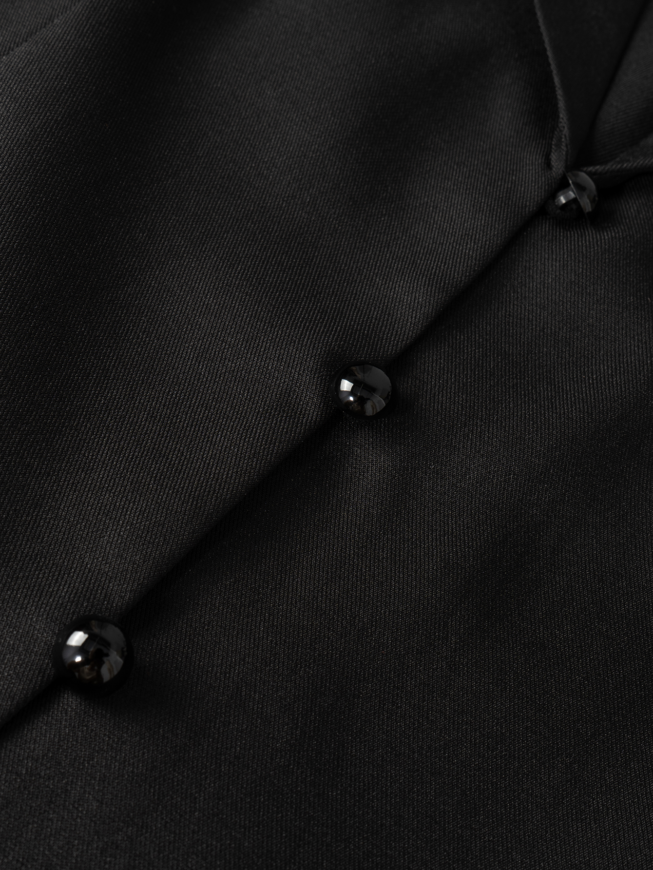 Black Deep V-neck suit jacket, puffed sleeve flared sleeve waist short cardigan-Aegean-sea