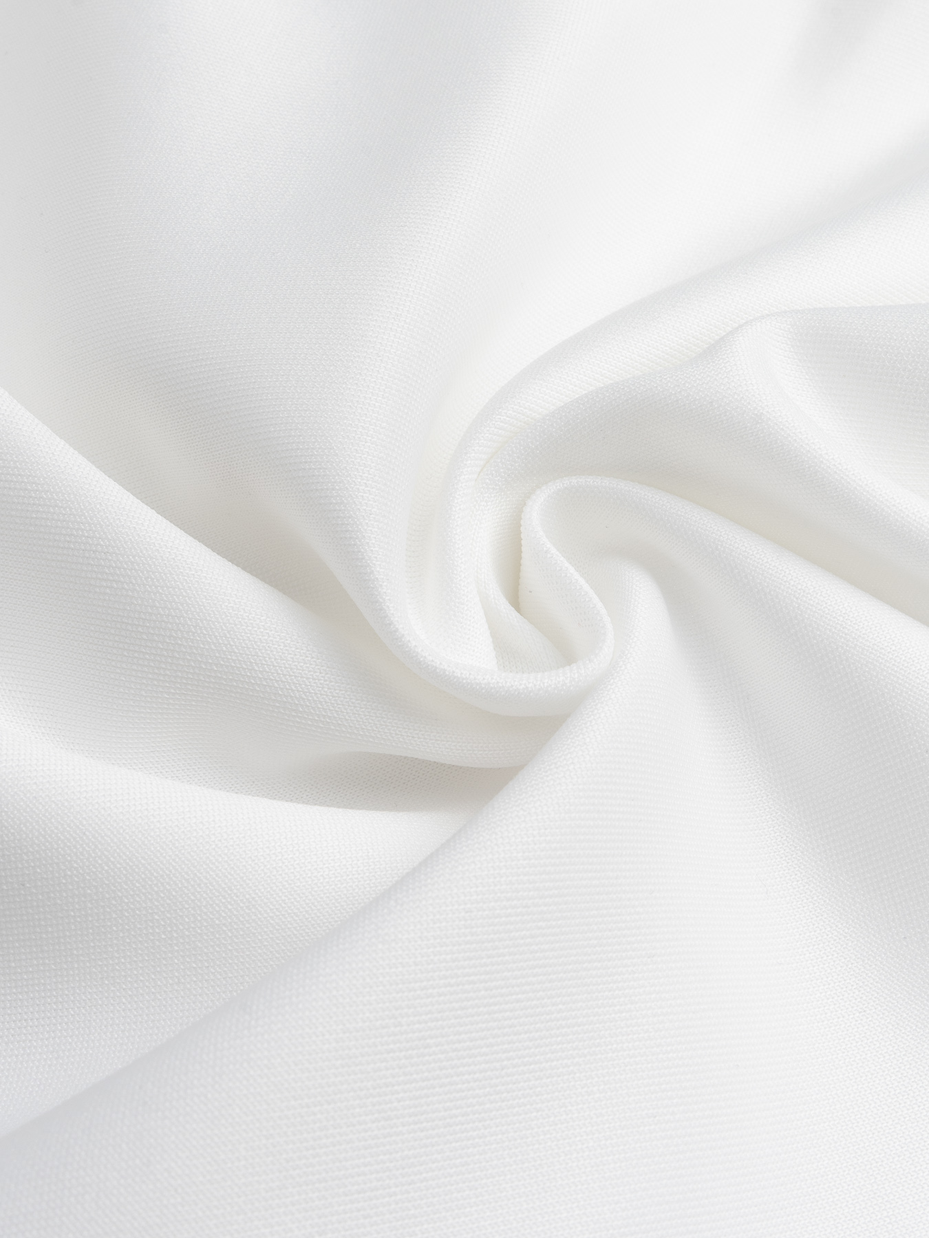 White Blazer Dress with Embellished Double Buttons-Aegean-sea