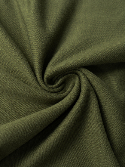 Vestido de moda femenino de manga larga ceñido a la cadera con todos los accesorios-Aegean-sea