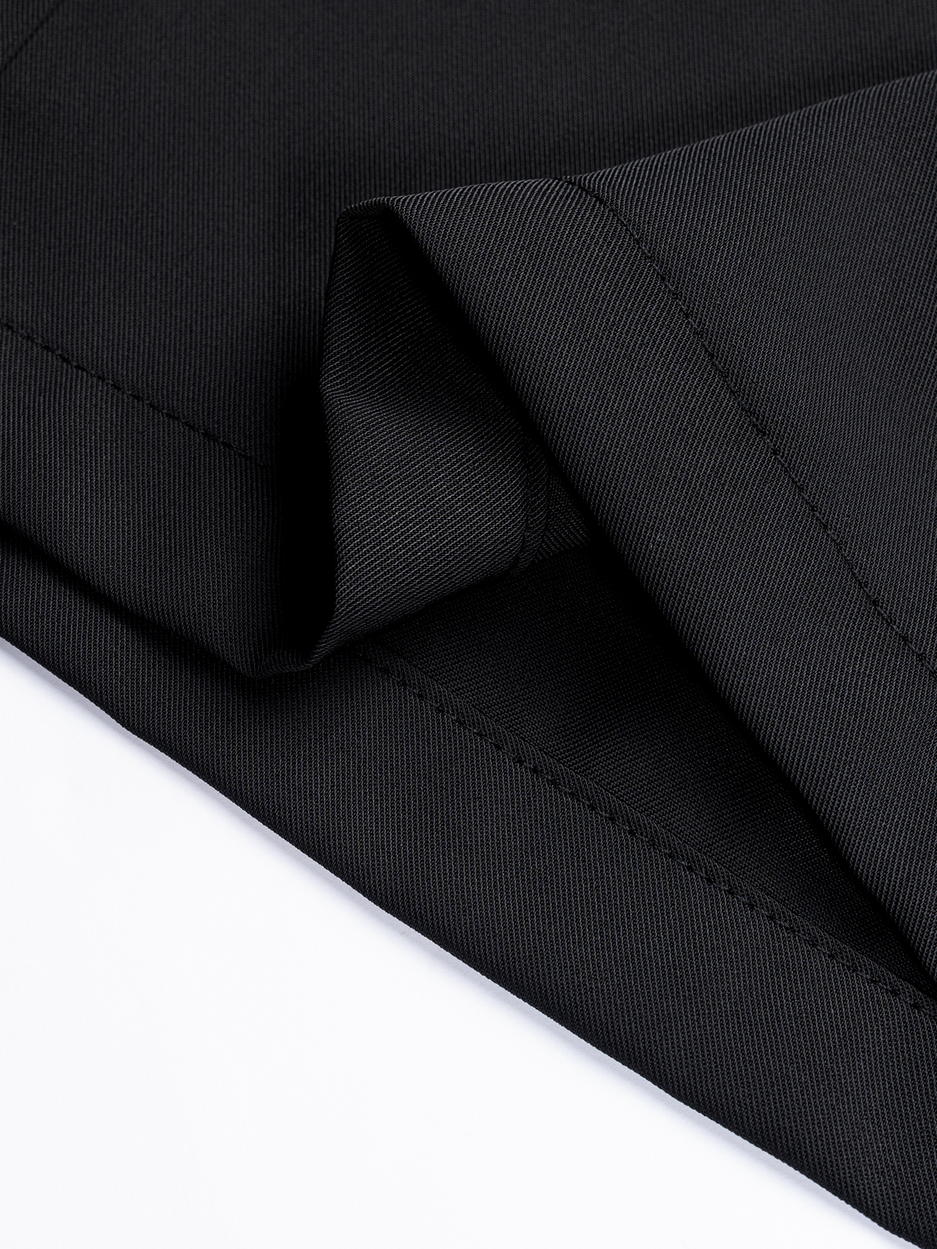 hot girl style high-waisted wide-legged pants. Lace-waisted work suit pants. Thin-looking charcoal-black pants.-Aegean-sea