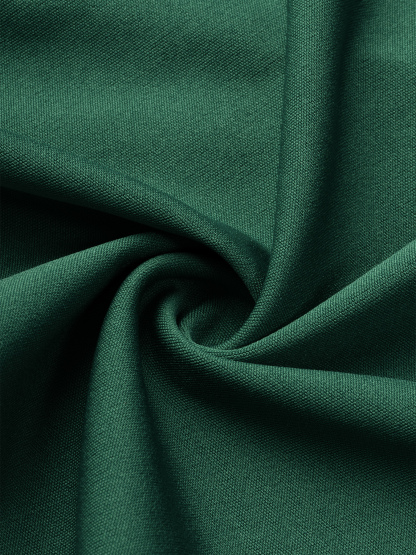 Dark green backless lace dress Long-sleeved tailored waist-to-hip mid-length skirt Sexy dress with dinner party vibe