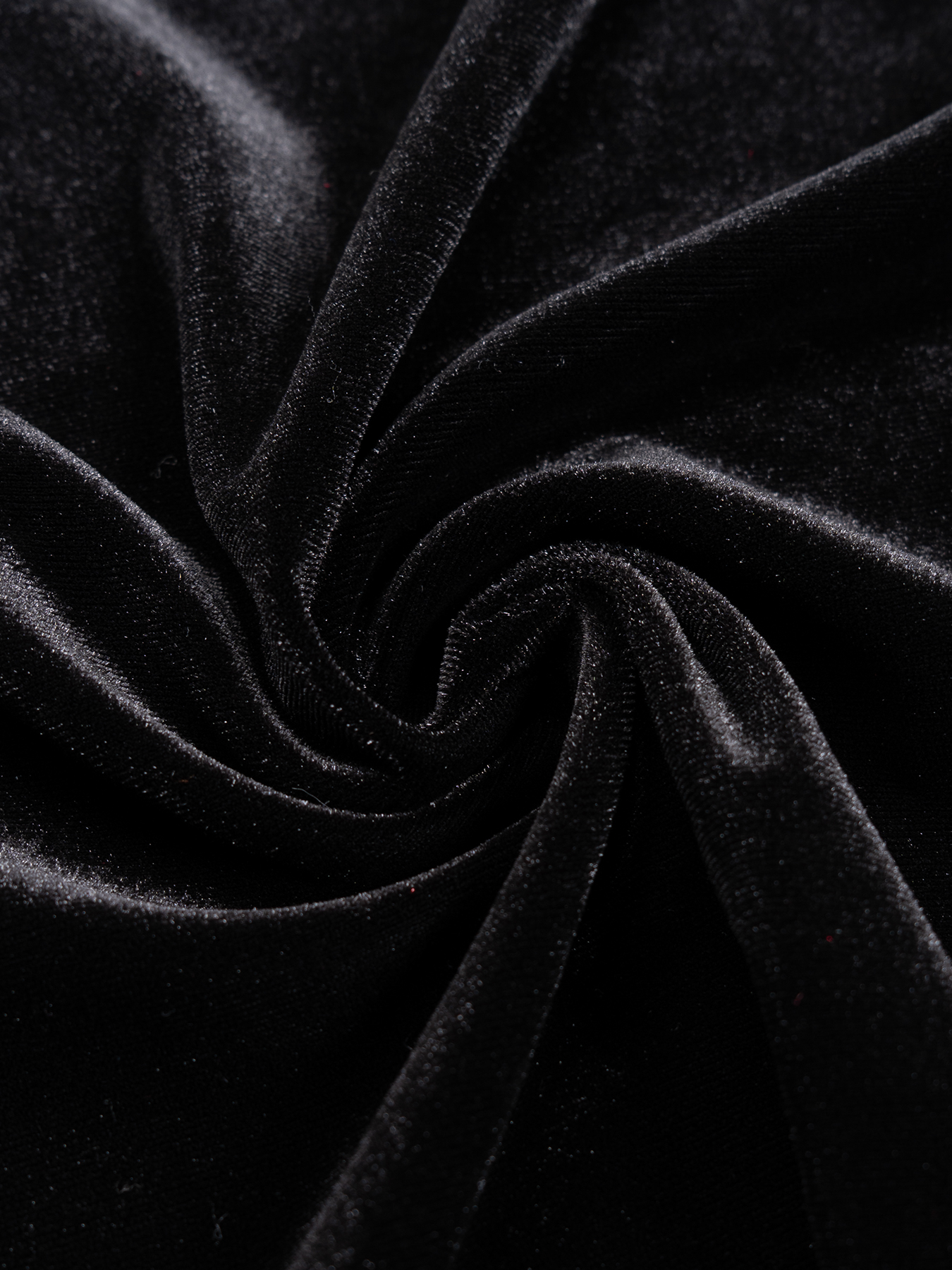 Black Velvet Lace Dress Split-Cut Long Dress Dress Sexy Long-Sleeve Bundle Tail Dress with Dinner Party Attitude