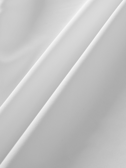 Women's White Lace-Up V-Neck Sleeveless Vest and Wide-Leg Pants Set-Aegean-sea