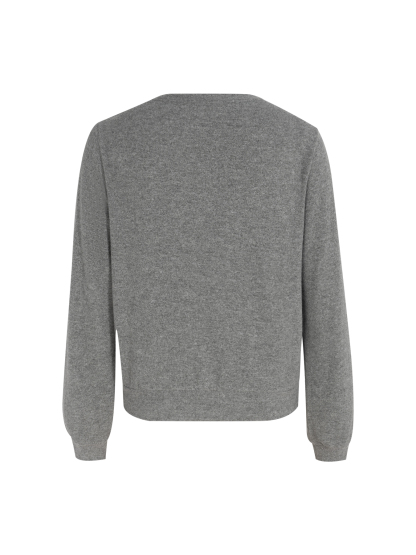 Women's V-Neck Button-Front Knit Cardigan - Soft Casual Daily Wear Top-Aegean-sea