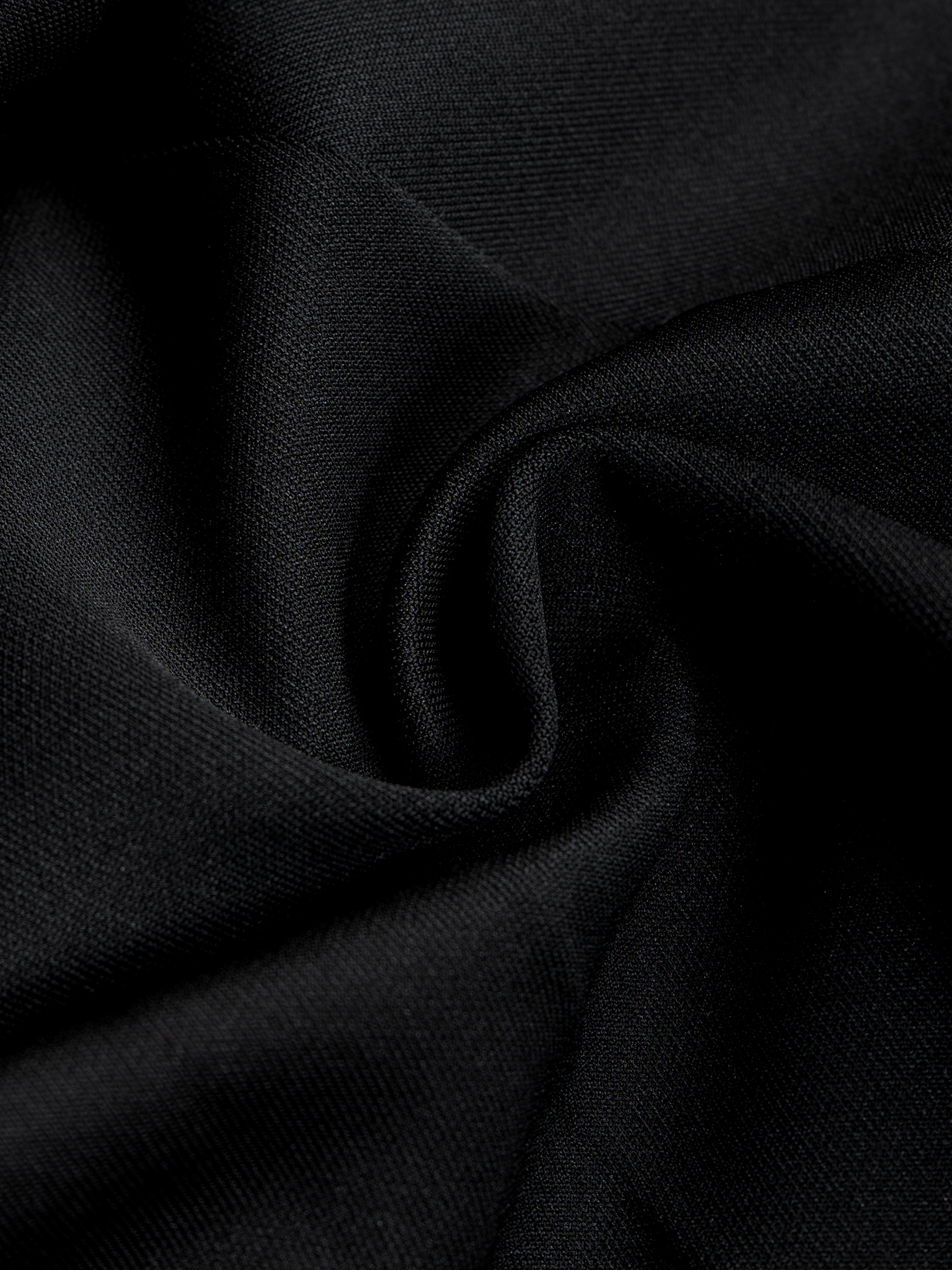 Blazer Peplum de mujer negro con doble escote y cinturón con abertura trasera-Aegean-sea