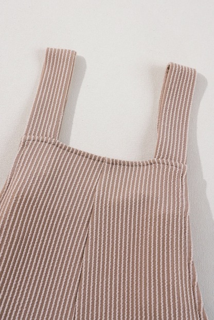 Corded Adjustable Straps Wide Leg Loose Overalls