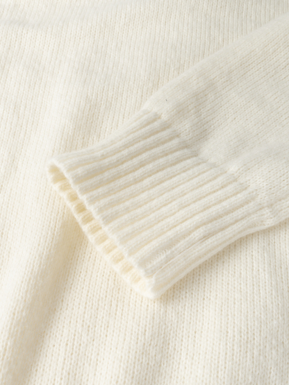 Women's Casual Off-the-Shoulder Knit Sweater-Aegean-sea