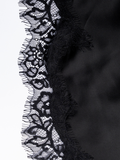 2026 Spring/Summer New Style Sexy & Elegant V-neck Lace Splicing Asymmetric Camisole Dress