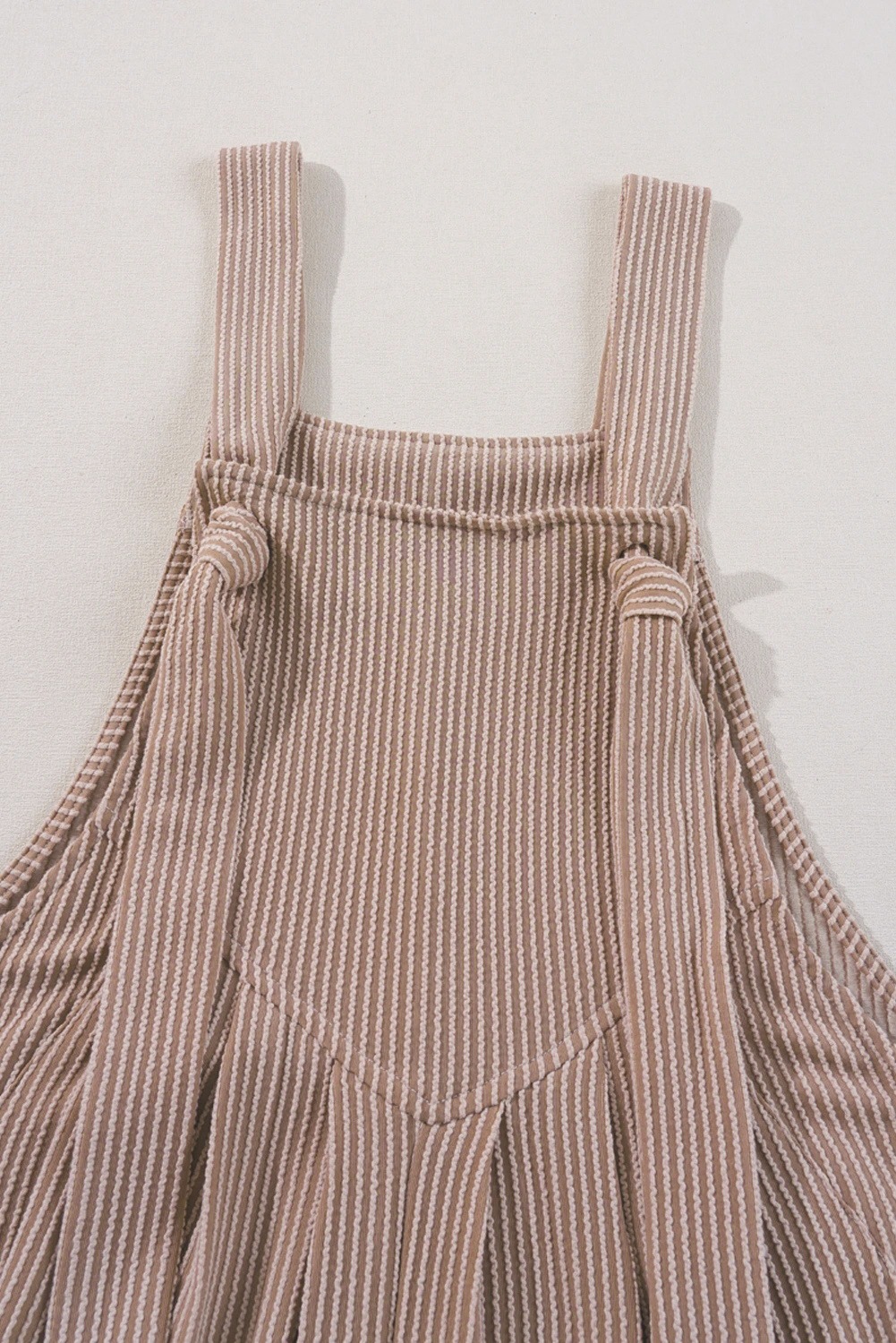 Corded Adjustable Straps Wide Leg Loose Overalls