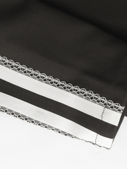 Women's Blazer with Contrast Striped Sleeve Detail-Aegean-sea