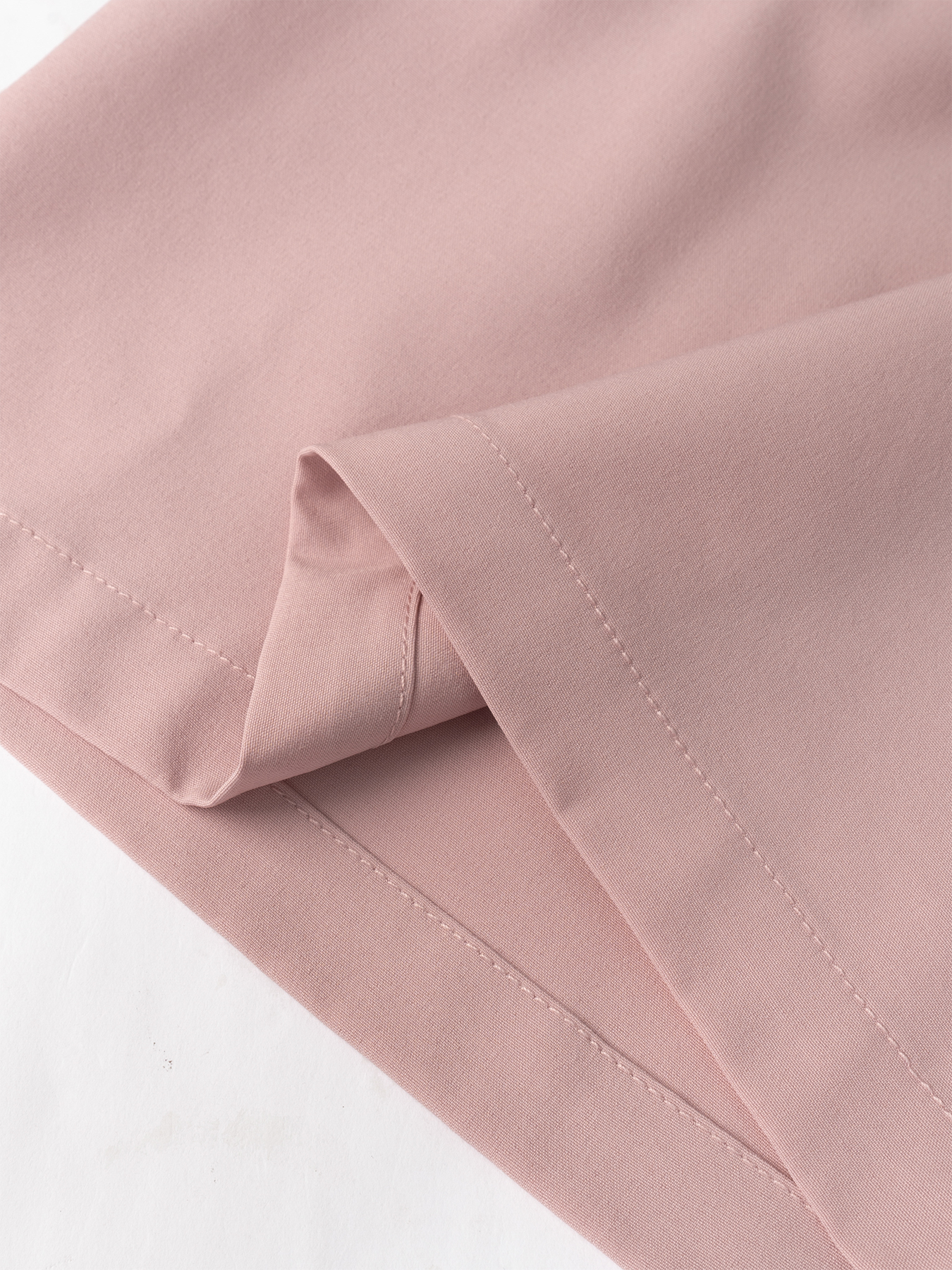 Pantalones anchos de cintura alta de color rosa para mujer-Aegean-sea