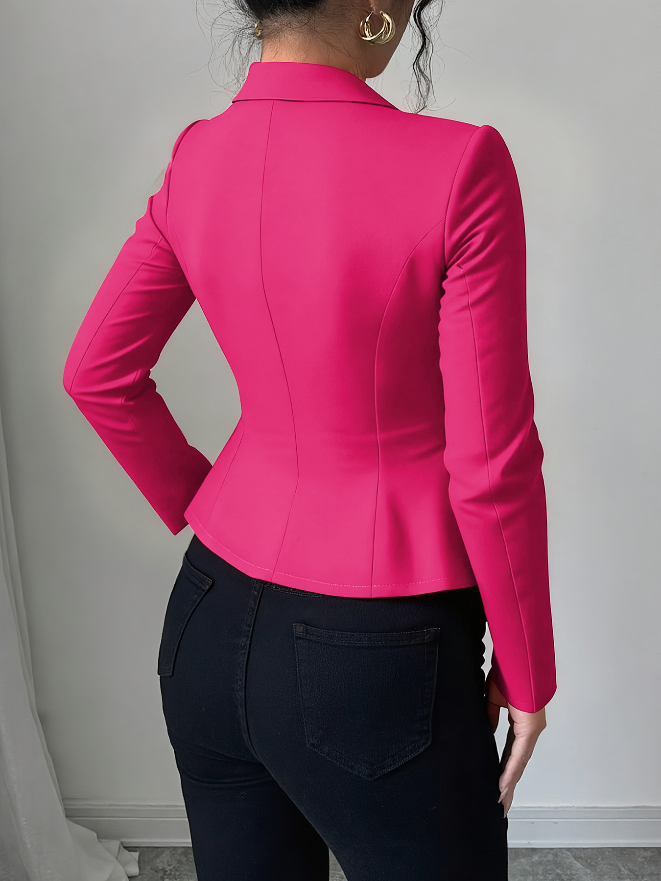 Slim Fit Blazer for women-Aegean-sea
