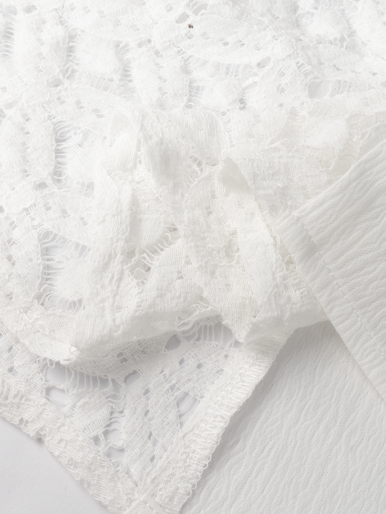 Women's Boho V Neck Long Sleeve Crochet Lace Side Maxi Dress with Tie Back