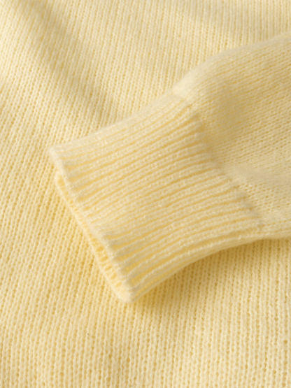 Stylish Cropped Knit Cardigan - Button-Front Casual Women's Top-Aegean-sea