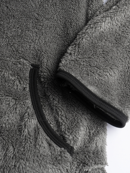 Women's Plush Fleece Jacket | Ultra-Soft Longline Coat with Pockets-Aegean-sea