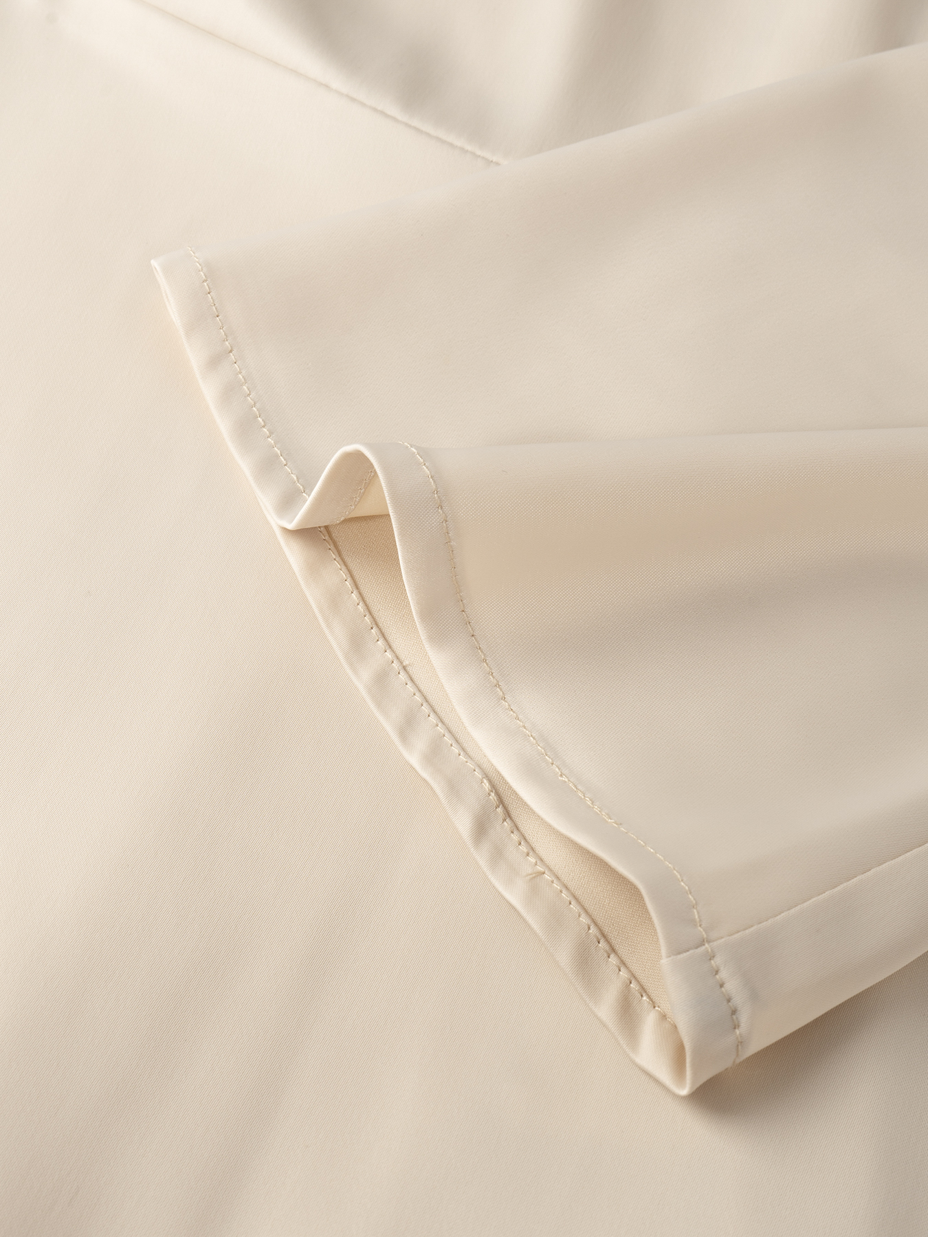 Light Beige Satin Cowl Neck Maxi Dress with Bell Sleeves and Drawstring Waist-Aegean-sea