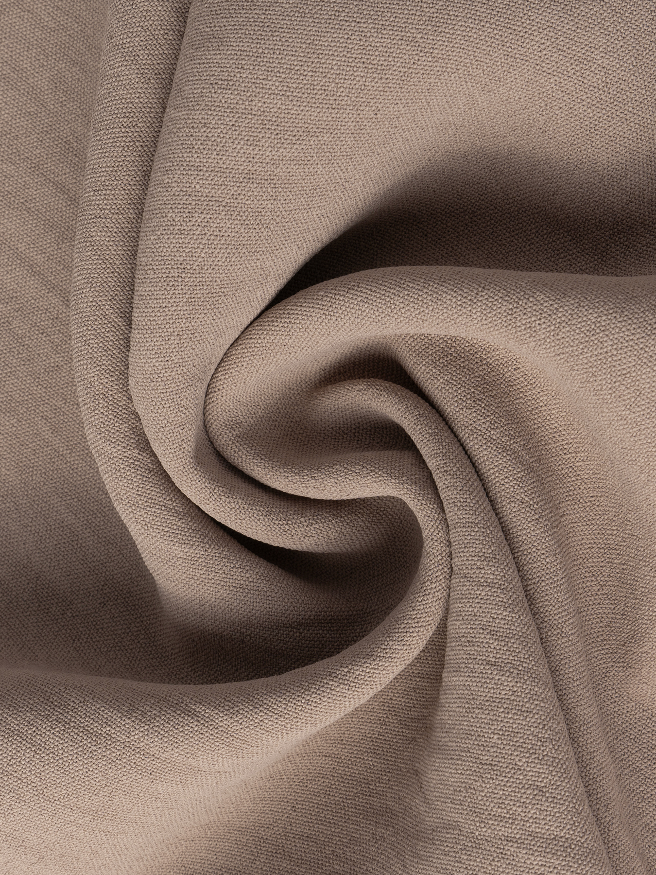 Khaki V-neck cotton hemp suit for women Loose bat-sleeved top wide-legged pants