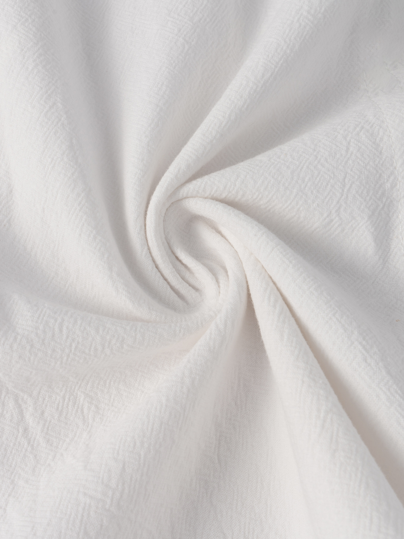 Woman's White Linen Short Sleeve Top with Back Button Detail-Aegean-sea