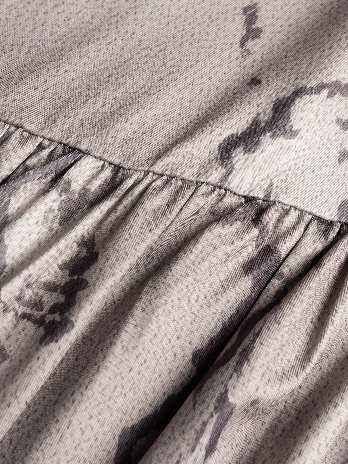 Woman's Beige Snake Print Square Neck Asymmetric Midi Dress