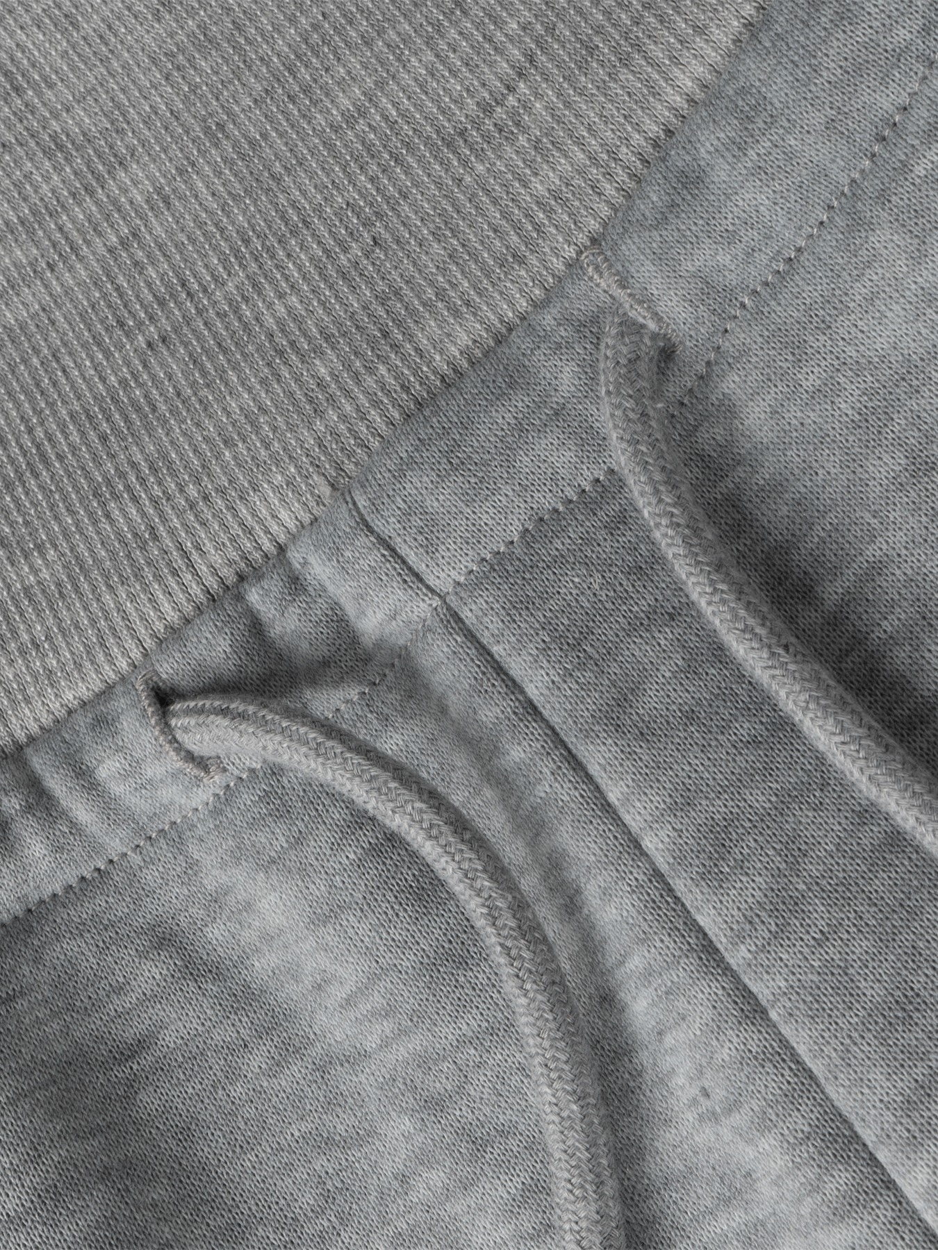 Light gray high waist drawstring broad leg wei pants woman, loose sagging feeling lazy wind pants