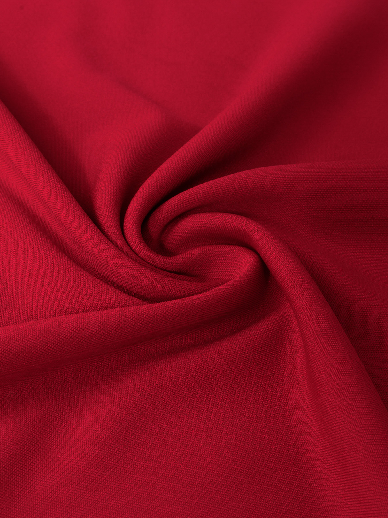 Red Peplum Blazer and Bodycon Medium Skirt Set for Women-Aegean-sea