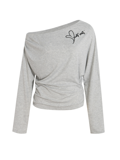 Y2K Off-Shoulder Long Sleeve Top-Aegean-sea