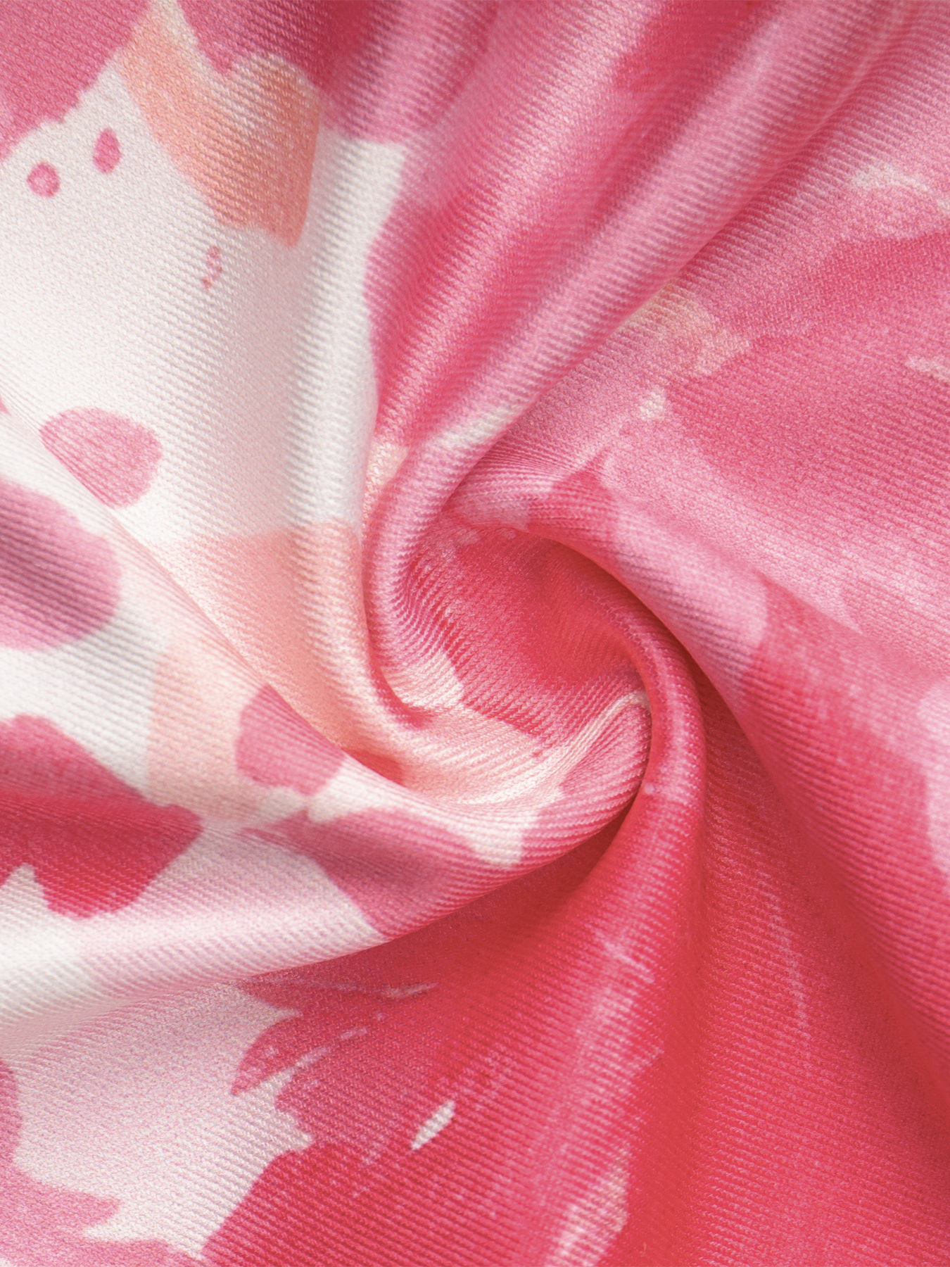 Rose Pink Gradient Floral Hollow-Out Dress, Vacation Mermaid Maxi Dress