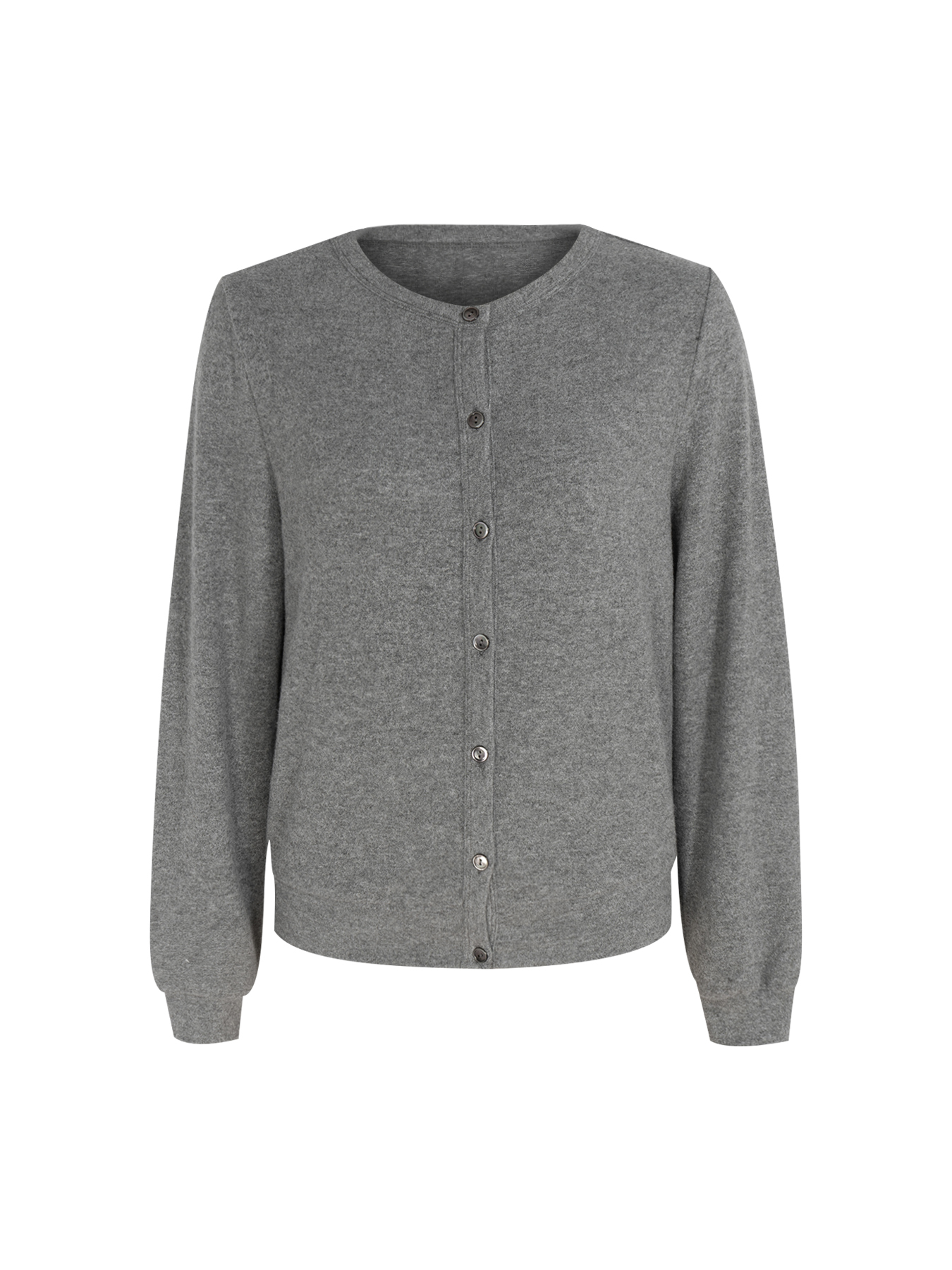 Women's V-Neck Button-Front Knit Cardigan - Soft Casual Daily Wear Top-Aegean-sea