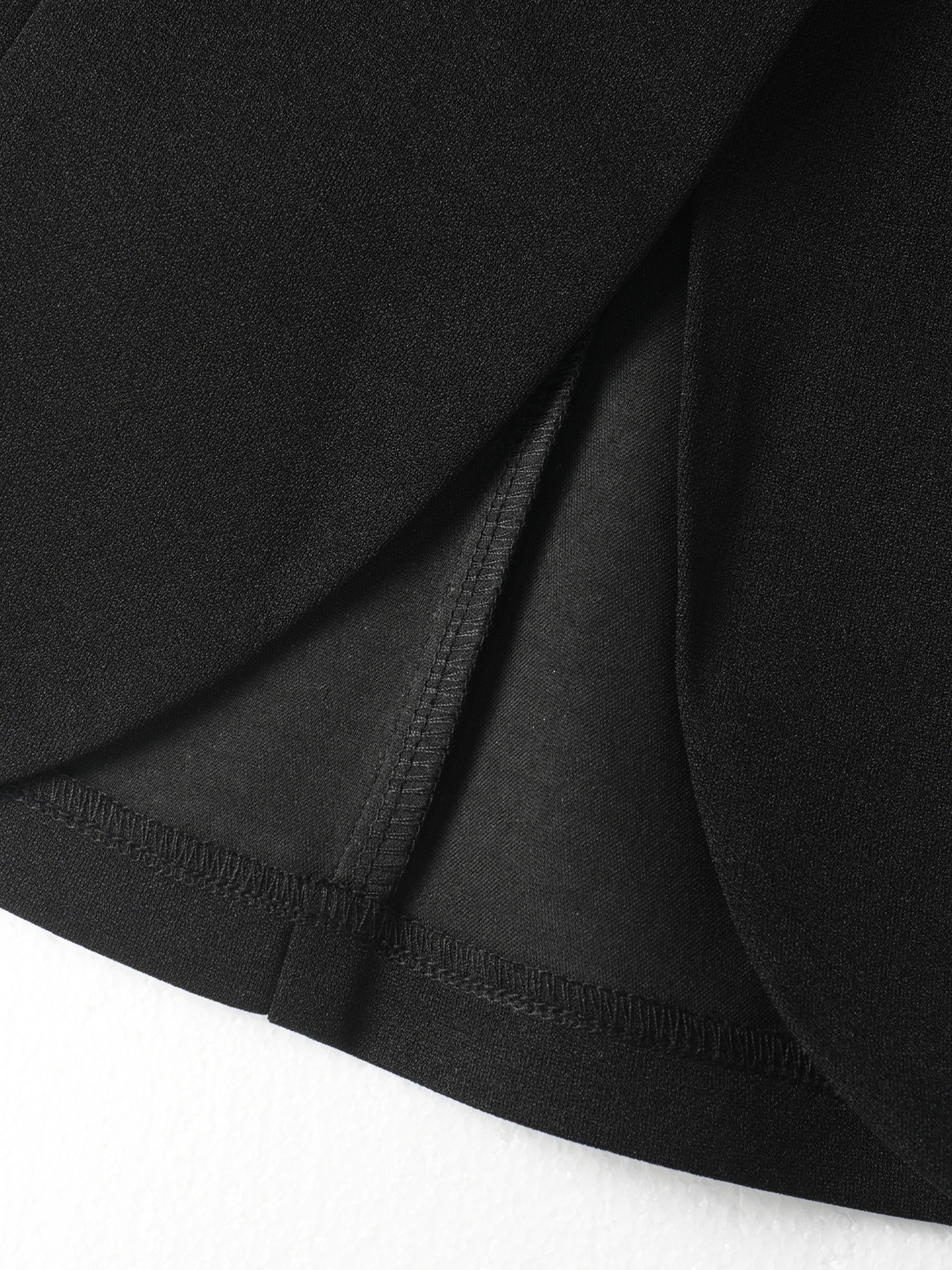 Woman's Black Sleeveless Button-Front Peplum Waistcoat