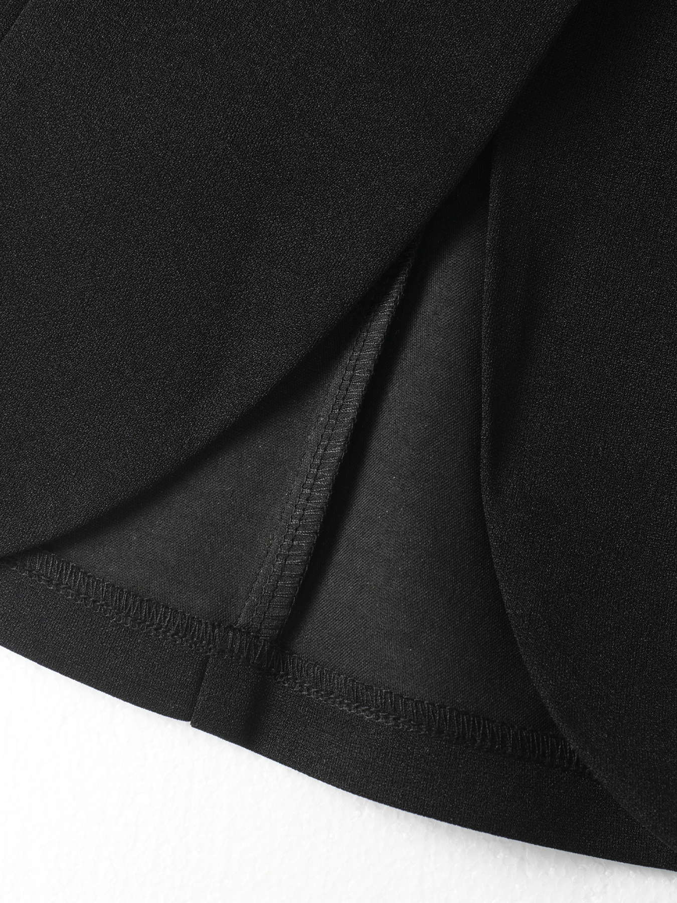 Woman's Black Sleeveless Button-Front Peplum Waistcoat