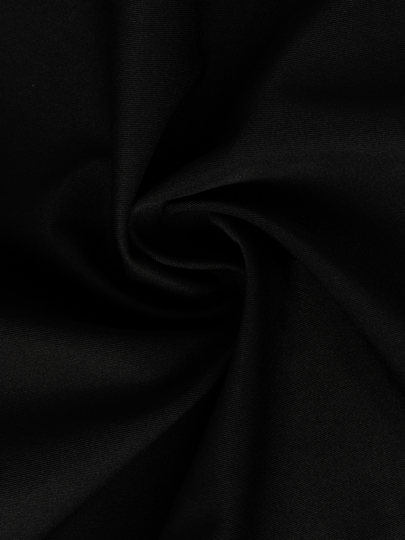  Woman's Black Mid-length Windbreaker Jacket-Aegean-sea